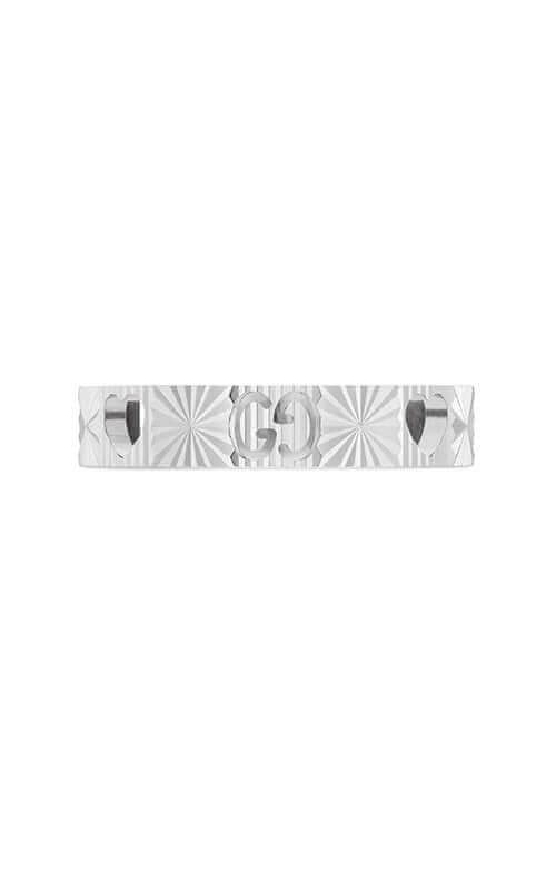 GUCCI Icon 18kt Heart Ring White Gold YBC729458001 - Image 3
