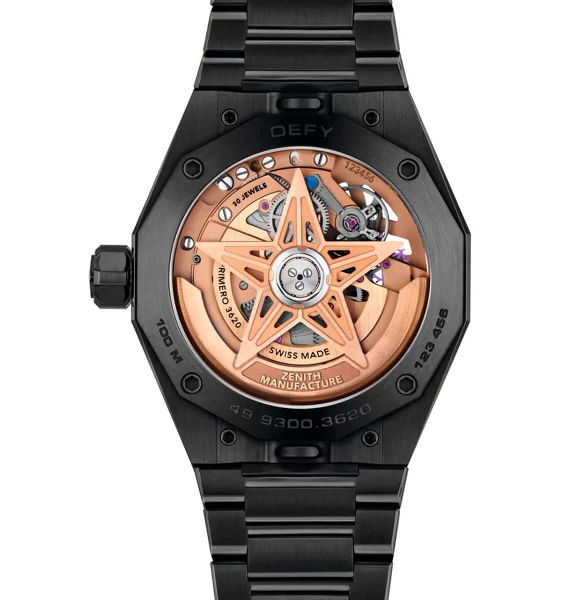 Zenith DEFY Skyline Skeleton Ceramic 49.9300.3620/07.I001 - Image 4